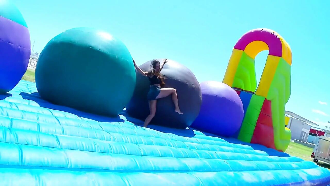 Strong ramped cooter of juicy Chick pink slit looks petite full of cum