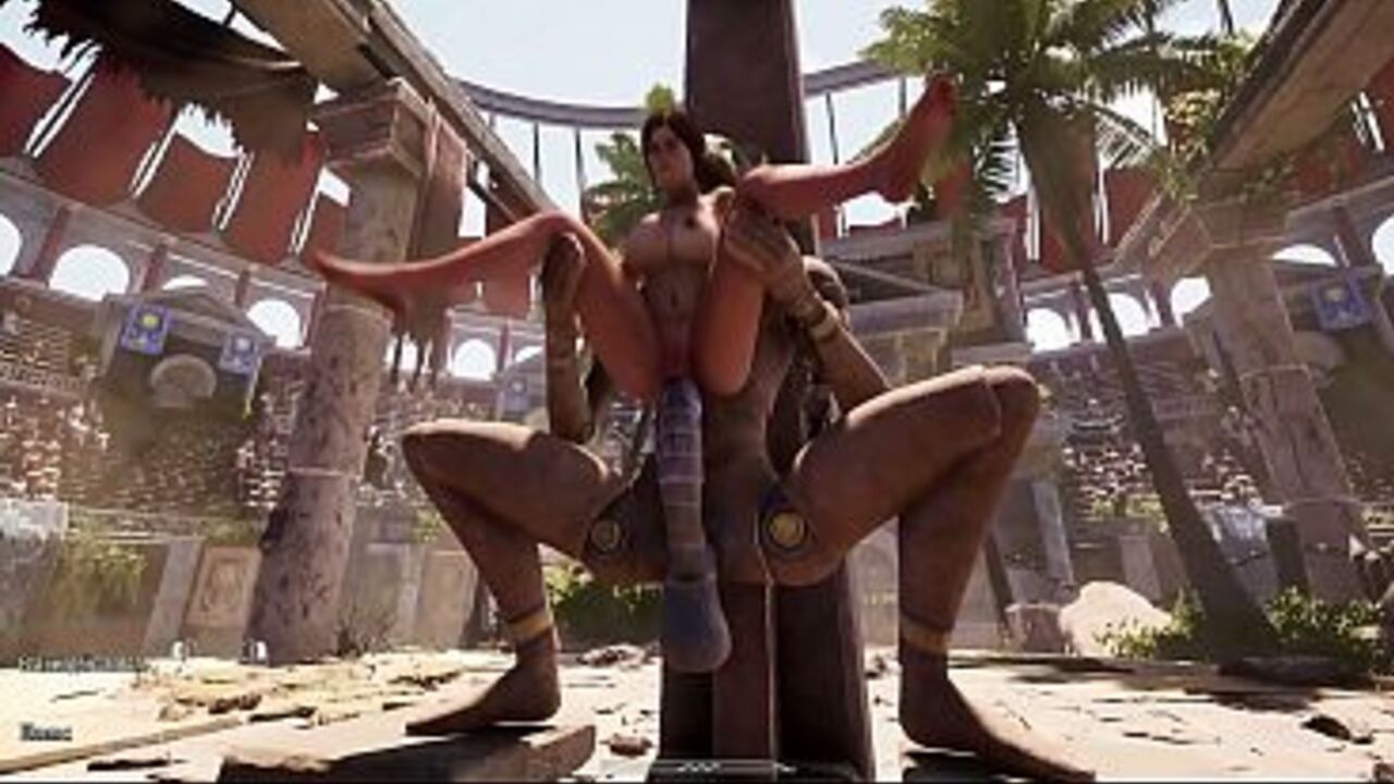 1,000 viewers watch as Lara is turned into a lustful slut. 3D Hentai Game