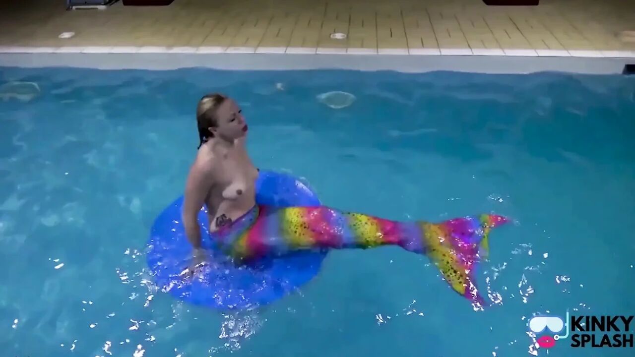 Captive Mermaid Teases You in the Pool
