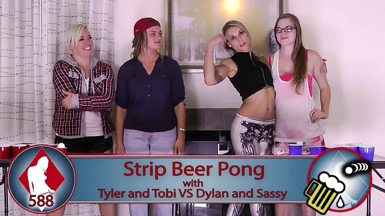 Strip beer pong game anticipation surges before Tobi's iconic tattoo