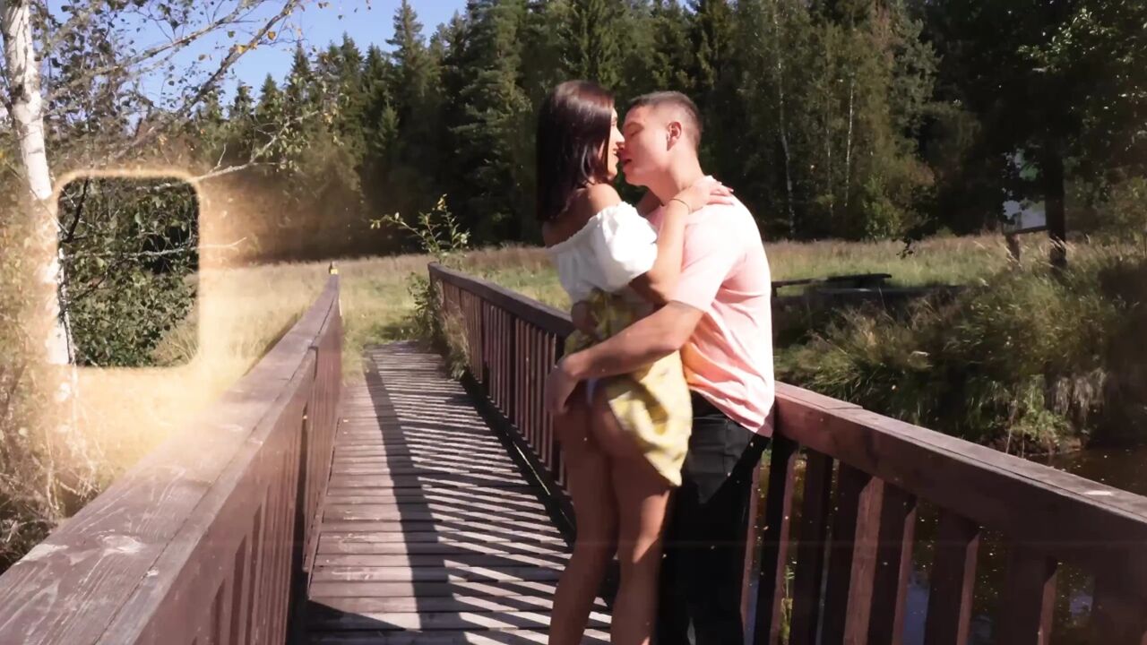 Picnic,sex and Cum on Ass on a Warm Sunny Day