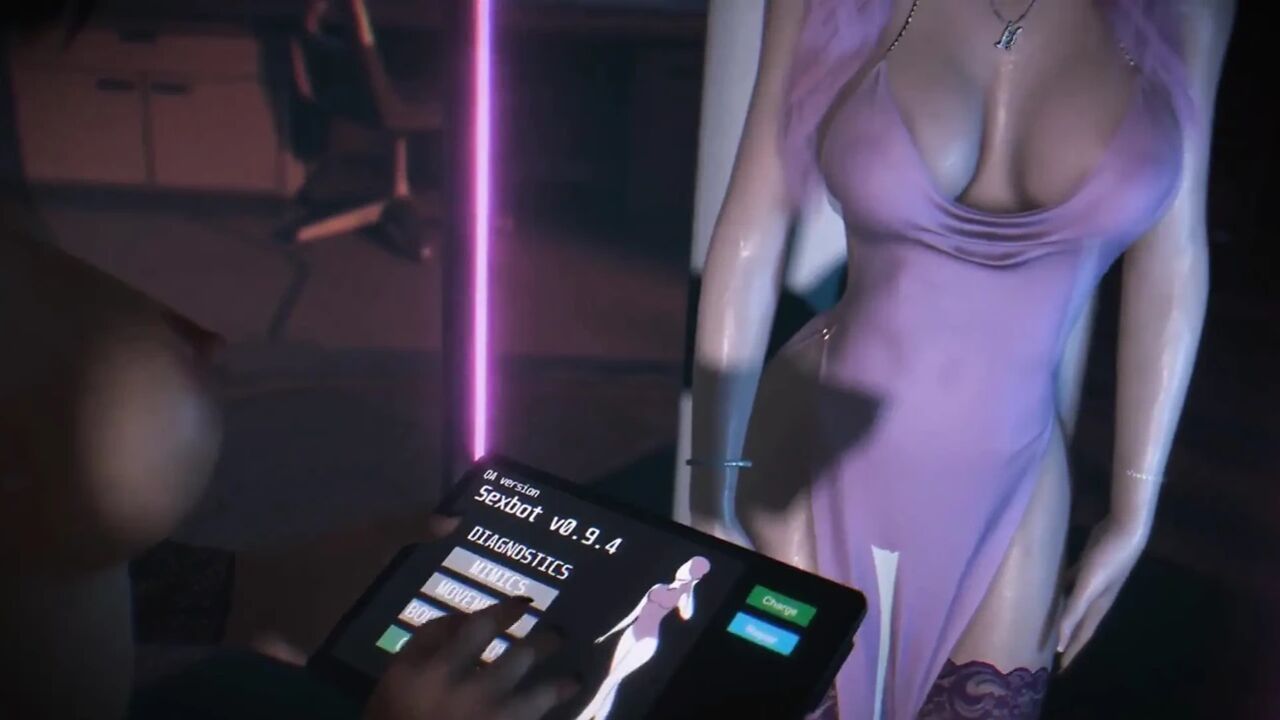 3D Big Boobs Cosplay Model Cheating with Big Dick