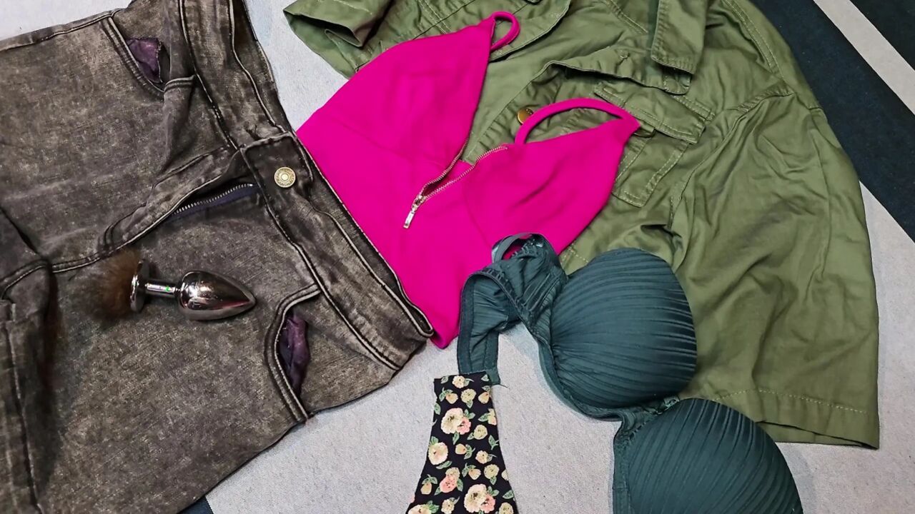 Hot Casual Wear Try on Haul with Green Bra & Thong