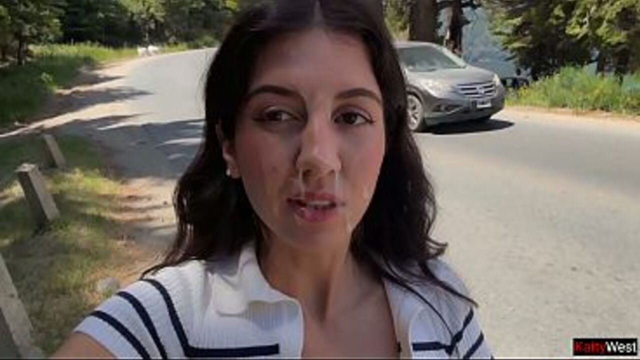 Maniac fucked a girl in the bushes and cummed on her face for a public walk with sperm - Cumwalk