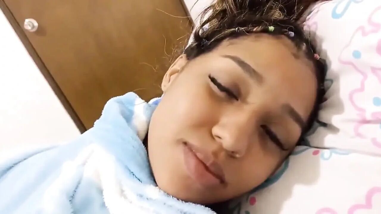 I Fuck My Stepsister Who Has Just Arrived From the United States and She Has a Lollipop on Her Tits