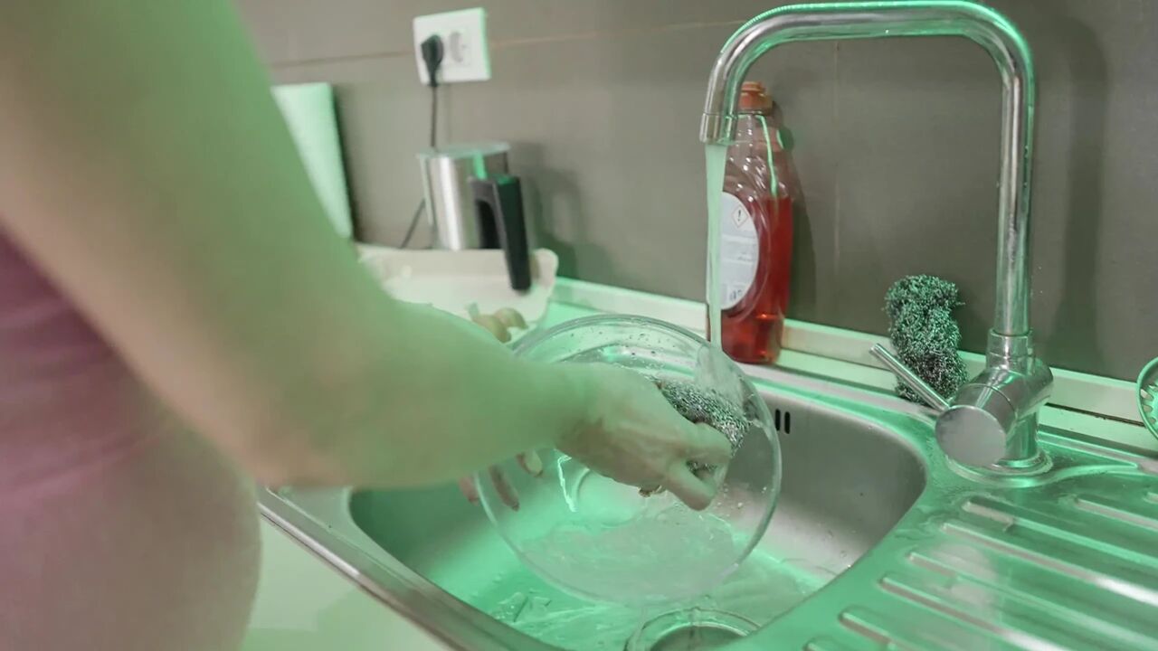 Bored Blonde MILF Tramples Eggs with Hot Feet - Foot Fetish Crush!