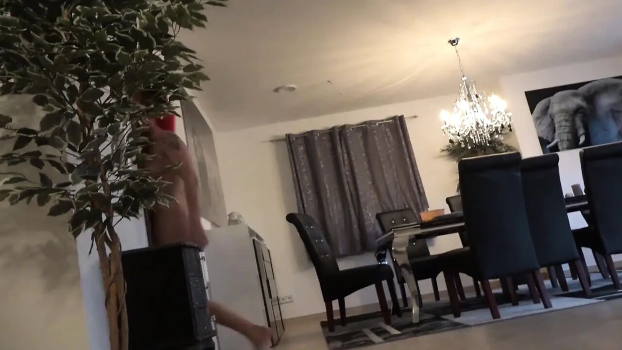 MILF From Frace Likes to Wear Stockings While Playing with Her Pussy