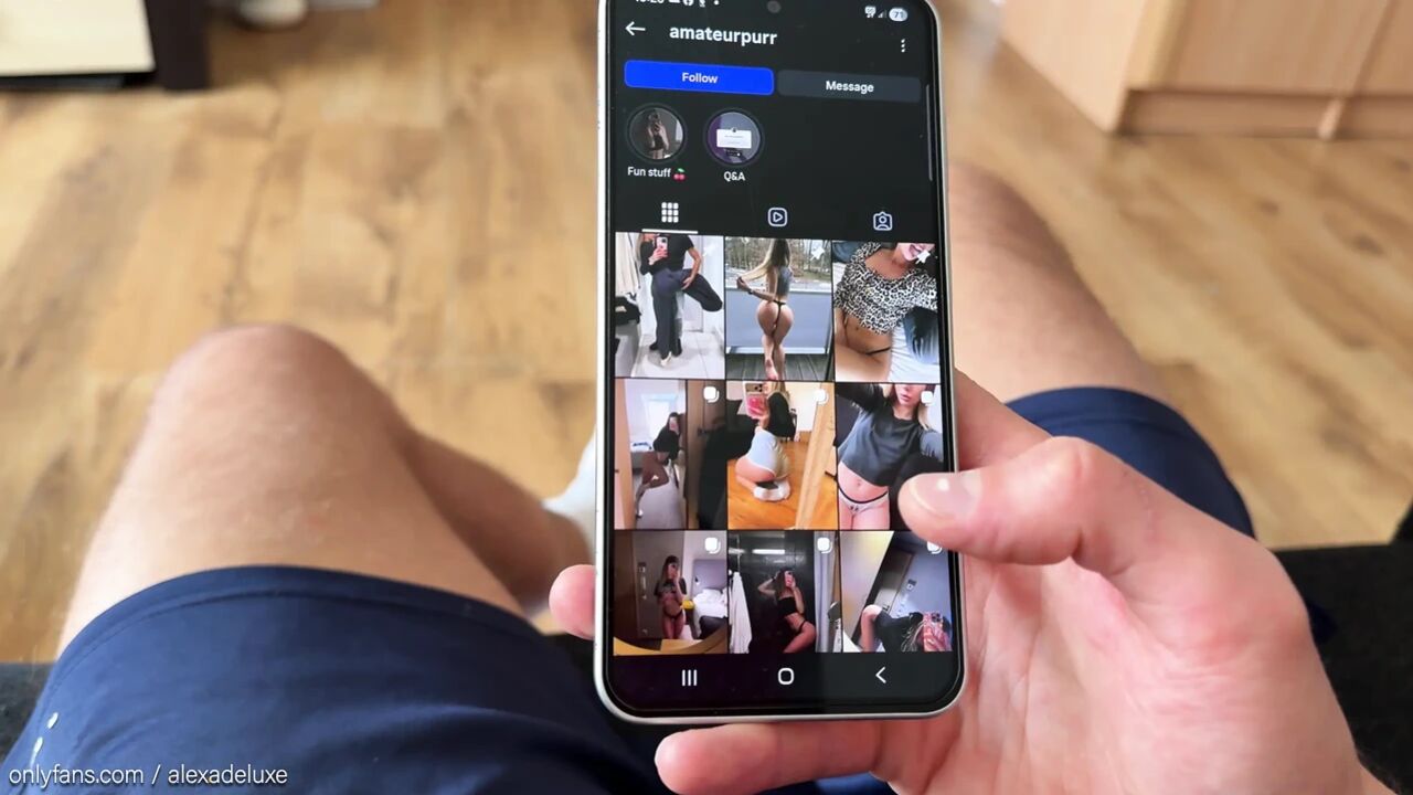 My Hot Roommate caught me Gooning on her IG pics, she ended up Riding my Dick POV