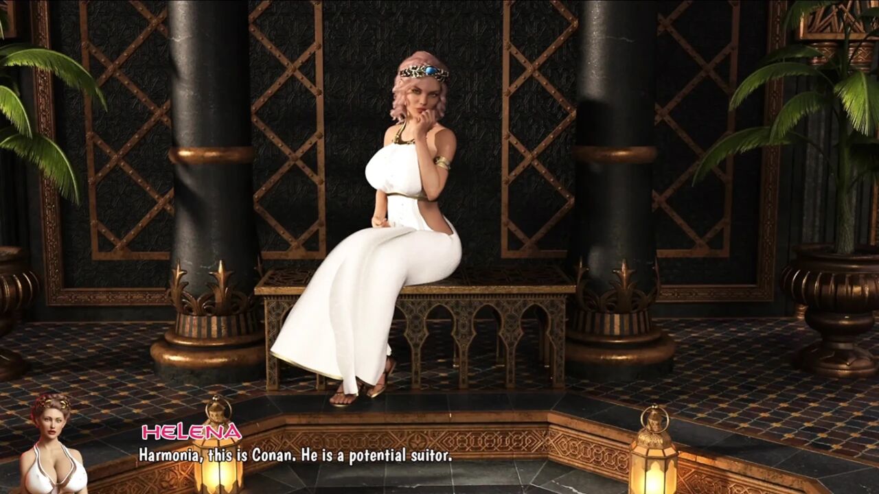 Conan and Princess Harmonia Full Sex Scene Barbarian Conquest Game