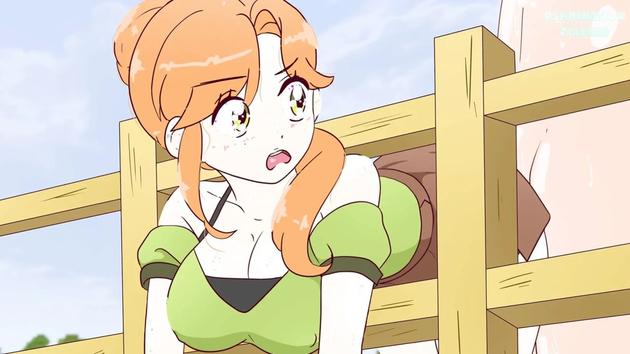 Alex got stuck in the fence on purpose and Steve fucked her! hentai (porn anime sex )4K 2026
