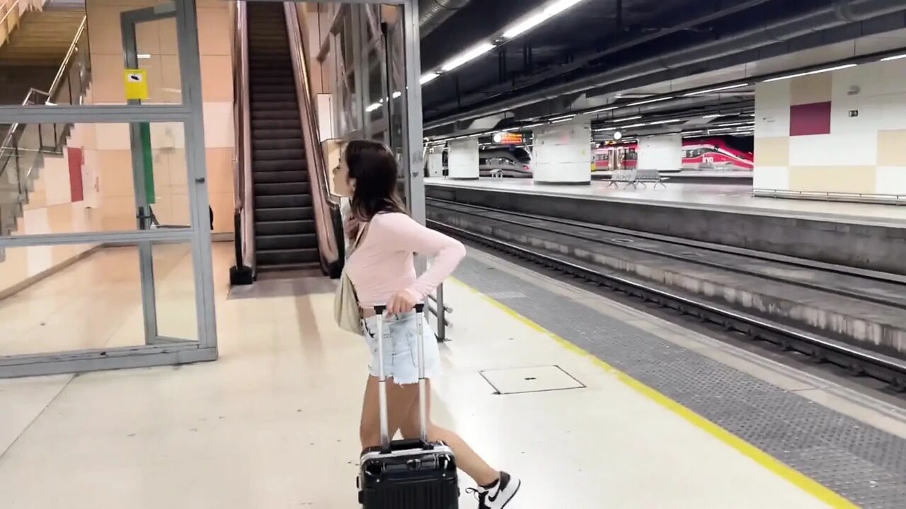 Fucking with a Stranger From the Train Station