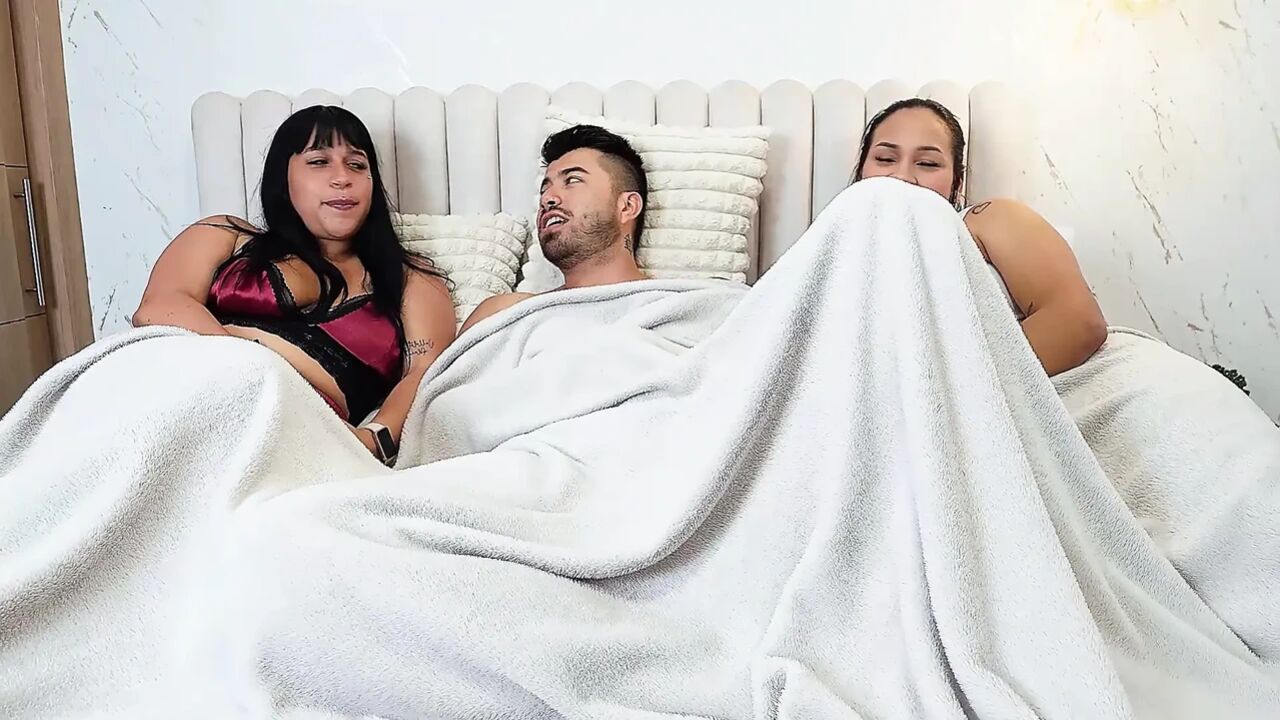 My Gay Friend Ends up Having a Threesome with My Friend and Me Filling My Tits with His Milk