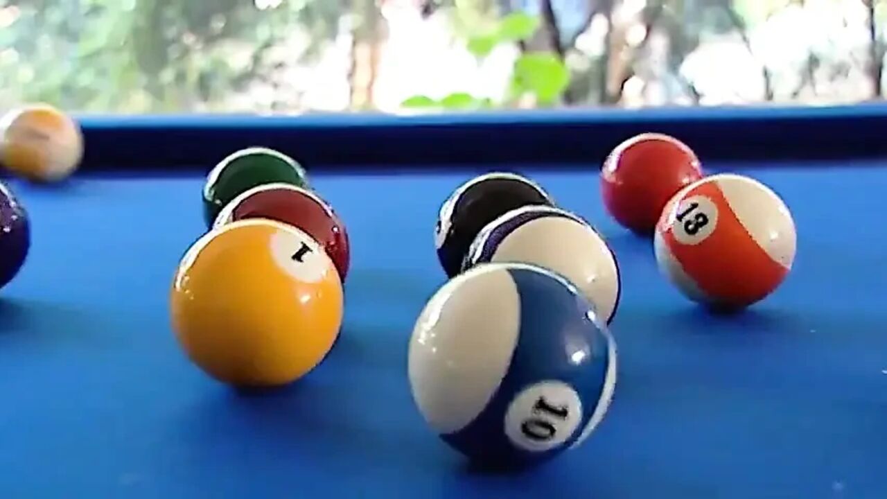 Edelweiss in a Miniskirt and Sexy Shirt Undresses for You While Playing Pool