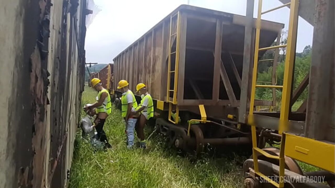 The workers worked hard today. They invited their friend for an orgy at lunchtime, and dessert consisted of lots of milk on their butts and in the middle of the train tracks and wagons. Part I (Teaser)