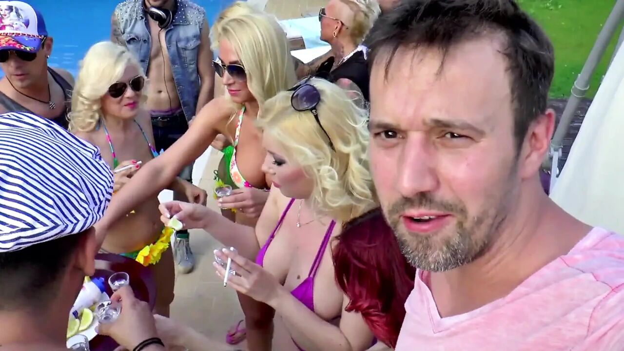 Titus Pool Party 2 - Wet Sluts Get Fucked Hard in the Pool Orgy