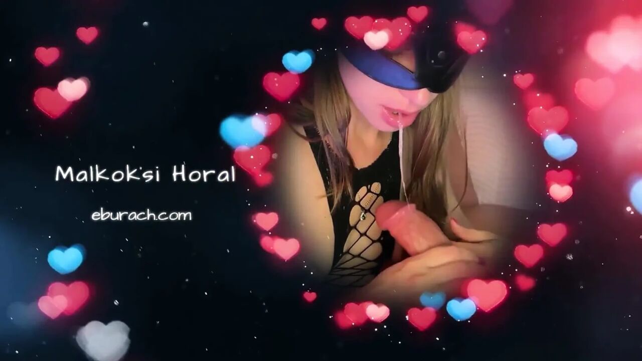 Stubborn Blowjob in Stockings with a Cigarette Red Lips and a Dirty Facial Finale