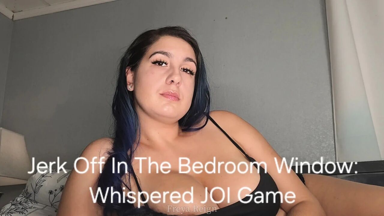 Jerk off in the Bedroom Window: Whispered Risky JOI Game