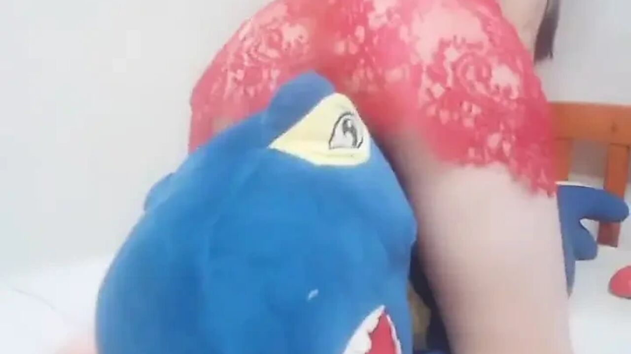 Perfect Ass and Pussy Ride Dinosour so Sexy Cute