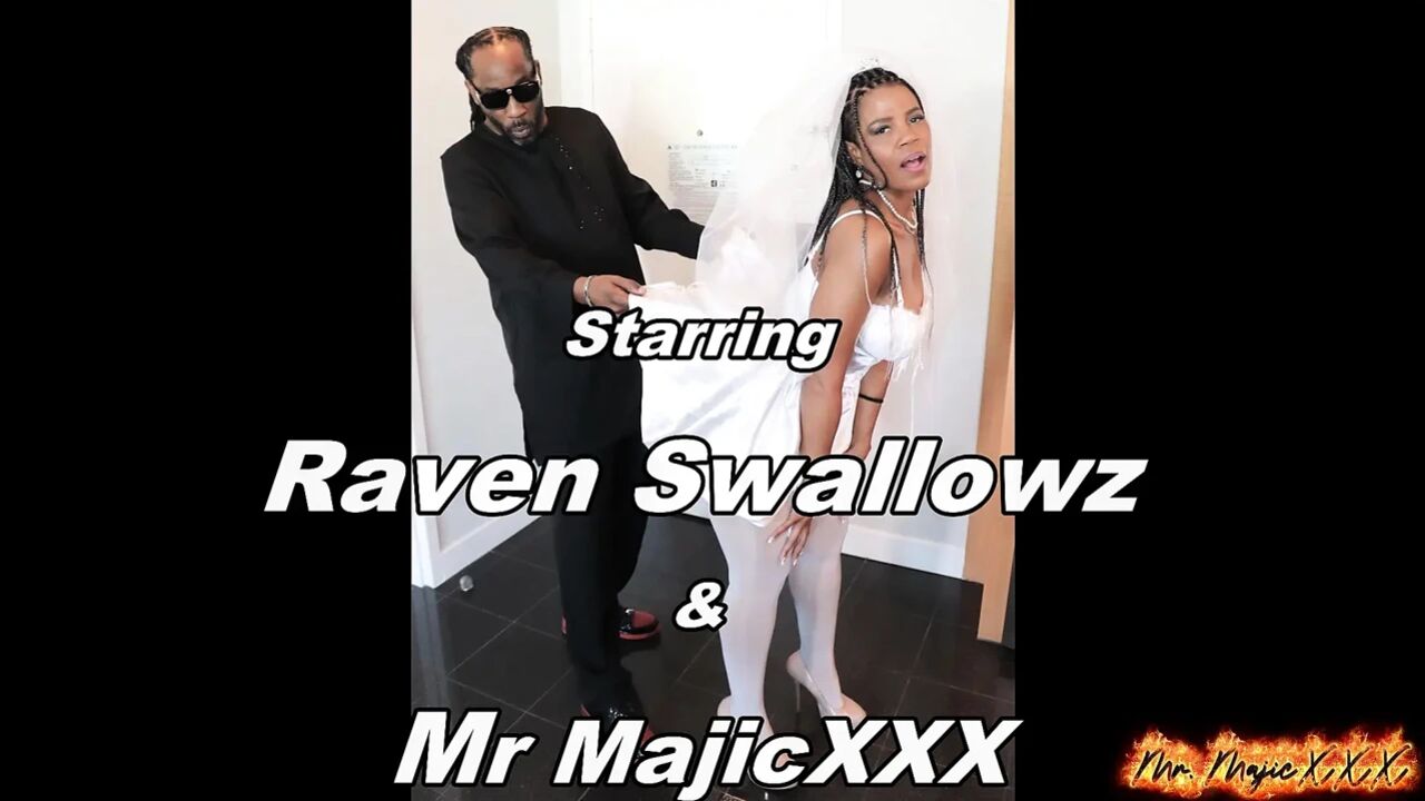 The Best Man Gives Raven Swallows a Massive Facial Before Her Wedding