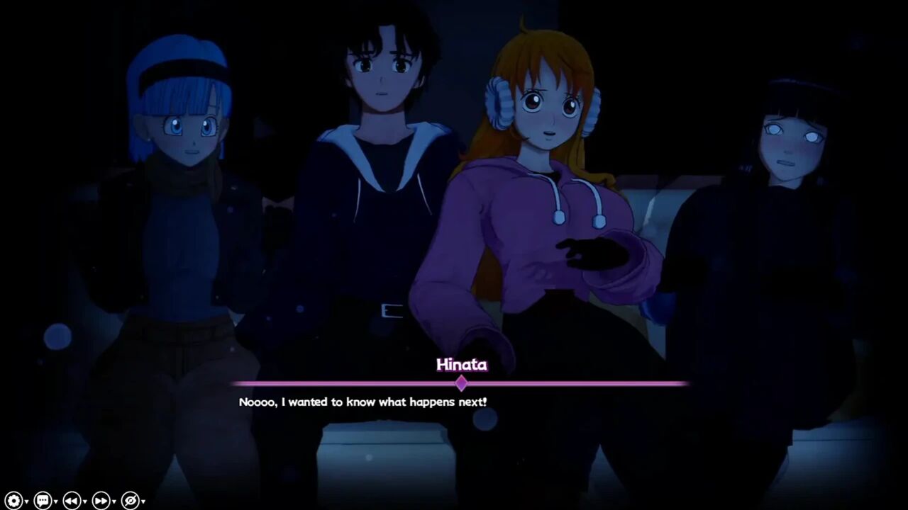 Threesome sex with Hinata Nami & Bulma