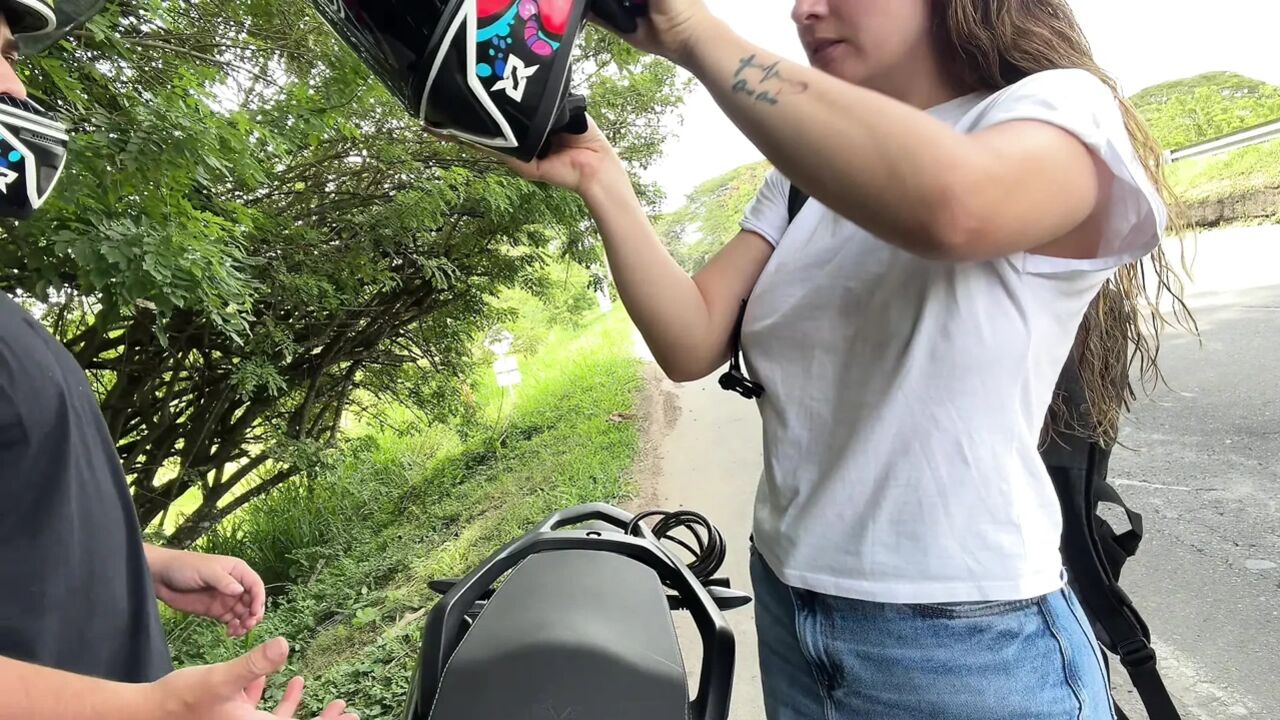 My stepdad picks me up after college to teach me how to fuck