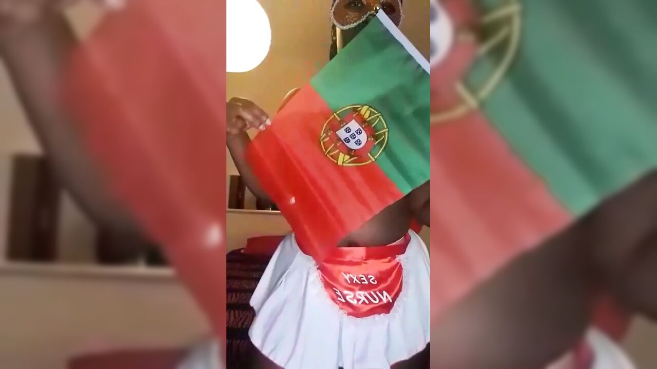 After football the very hot BBW woman felt a lot of pleasure
