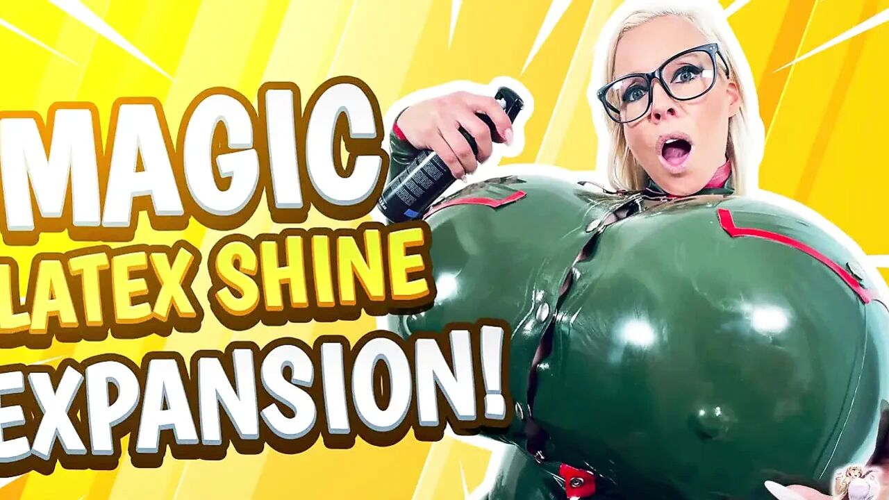 Magic Latex Shine Breast Expansion! - I Was Ready to Go Out with My Friends but I Had to Put Some Magic
