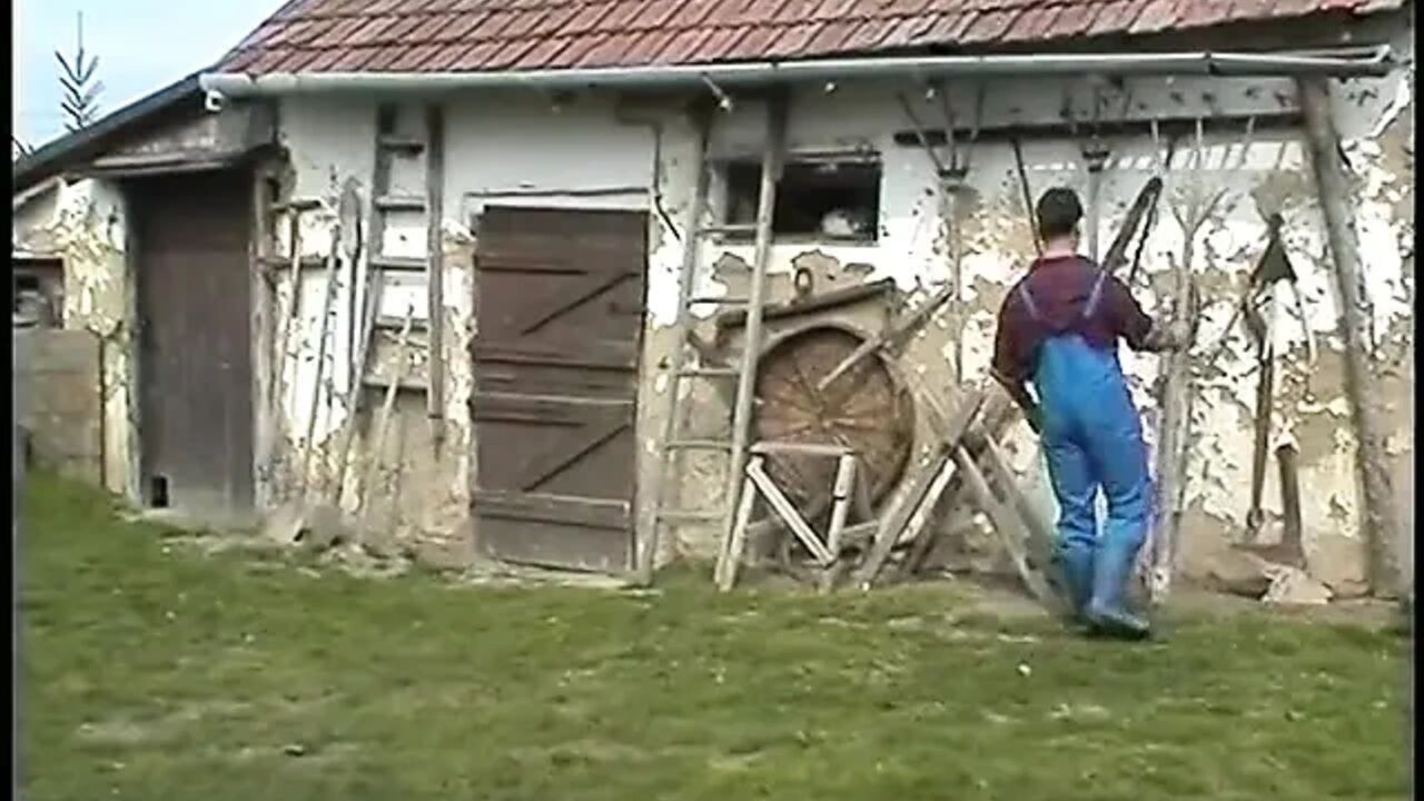 Horny granny wants younger guy to fuck her in the backyard