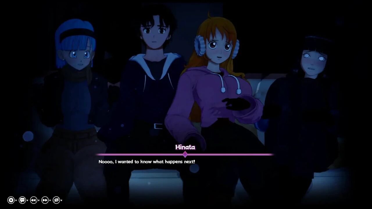 Threesome with Hinata Nami & bulma