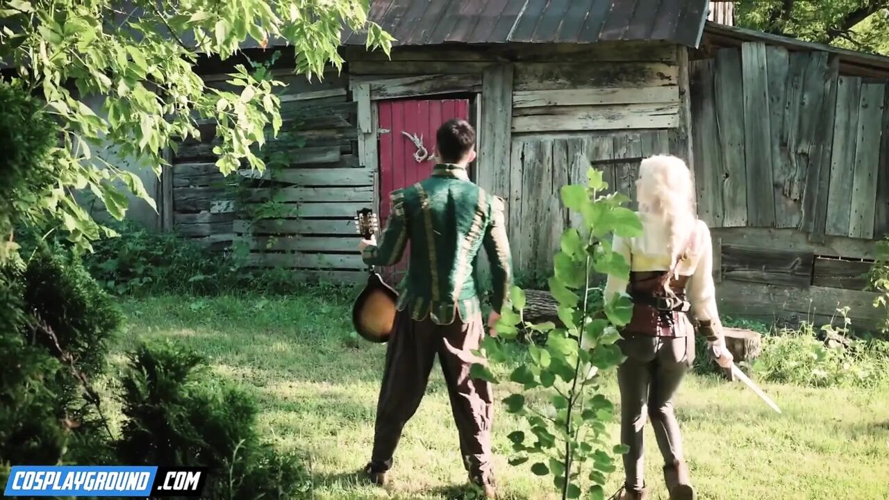 Geralt Fucks Chloe Amour in the Ass and Cums in Gia Oh My's Mouth - the Witcher Porn Cosplay Parody