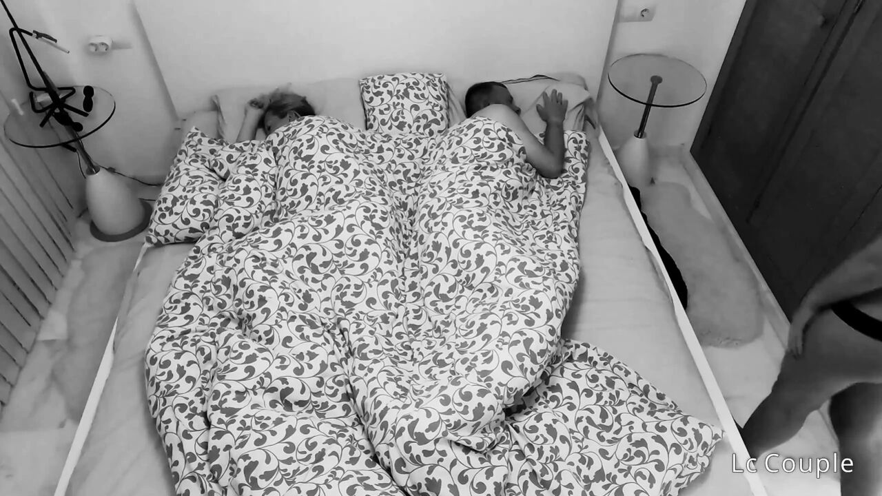 Night Vision Cam Horny Wife Friend Sneaks Into Our Bed Amateur FFM Threesome