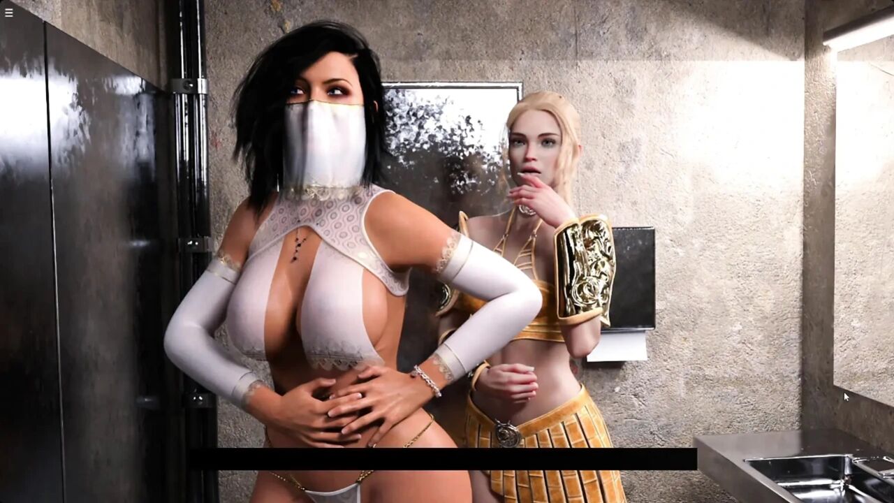 Big Cock Guy Fucking Two Girls In Toilet And Creampies Threesome Sex