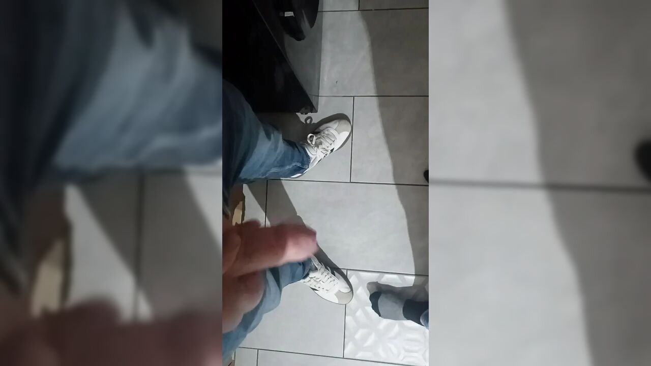 Cock and Balls beat with spatula hard