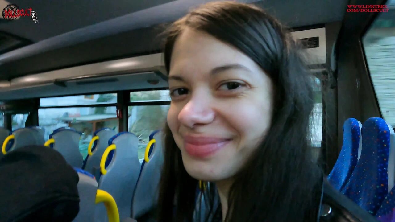 I made Shane cum on the bus with handjobs and blowjobs - DOLLSCULT