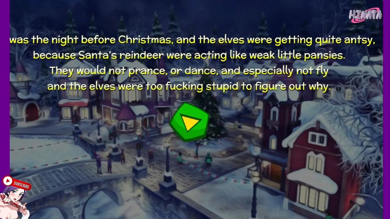 Sexual Fantasy before Christmas. Journey to the North Pole to be milked. Parody