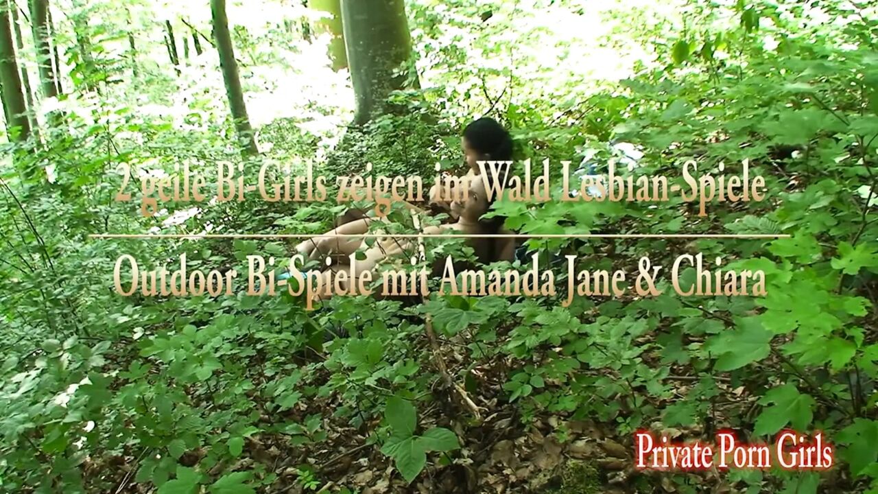 Bi Girls Play in the Forest