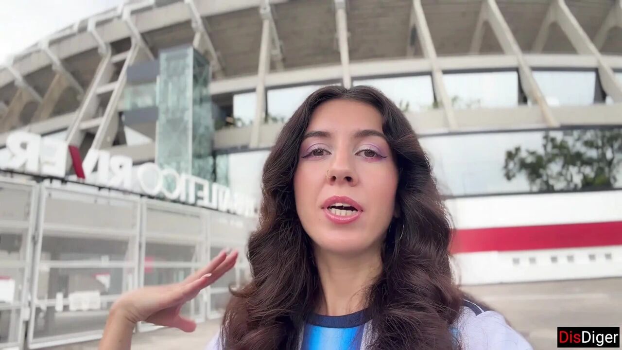 Horny Football Player Katty West Catches a Fan Near the Stadium to Have Sex