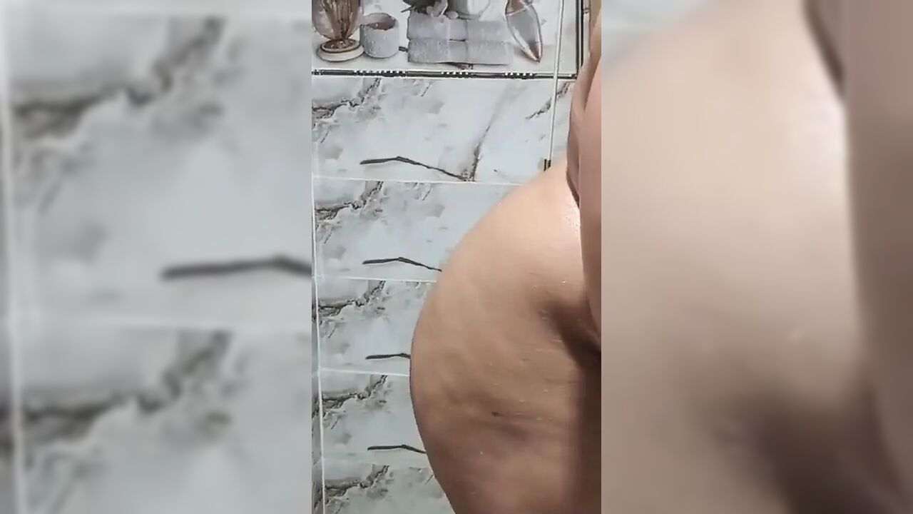 Myself and My Wife's BBW Arab in Douche Sex Hard
