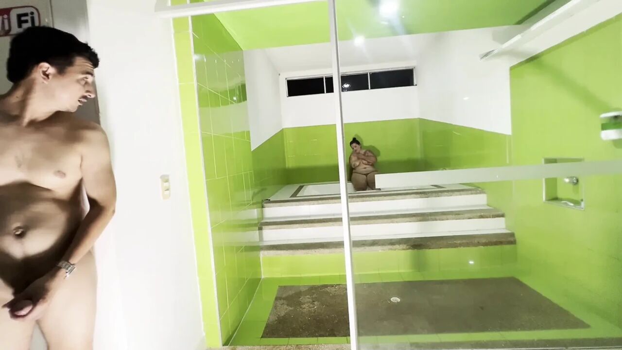 I see my neighbor while she is in the jacuzzi and this happened
