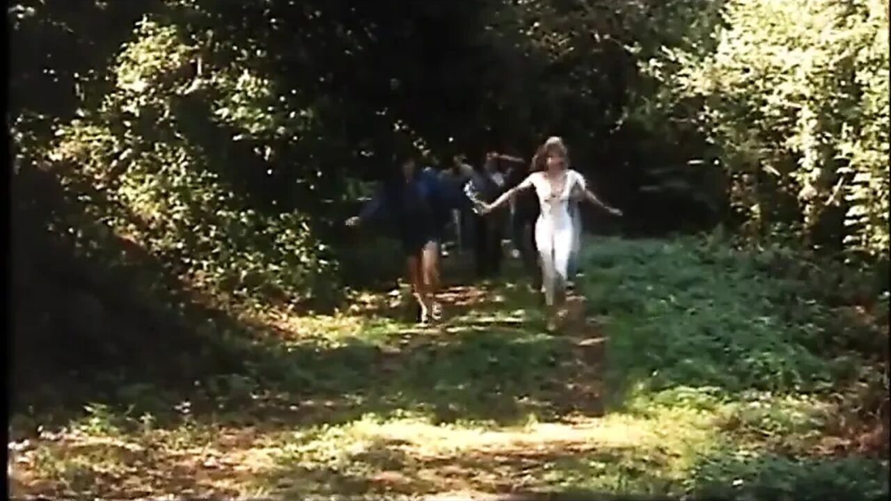 Garden sex party