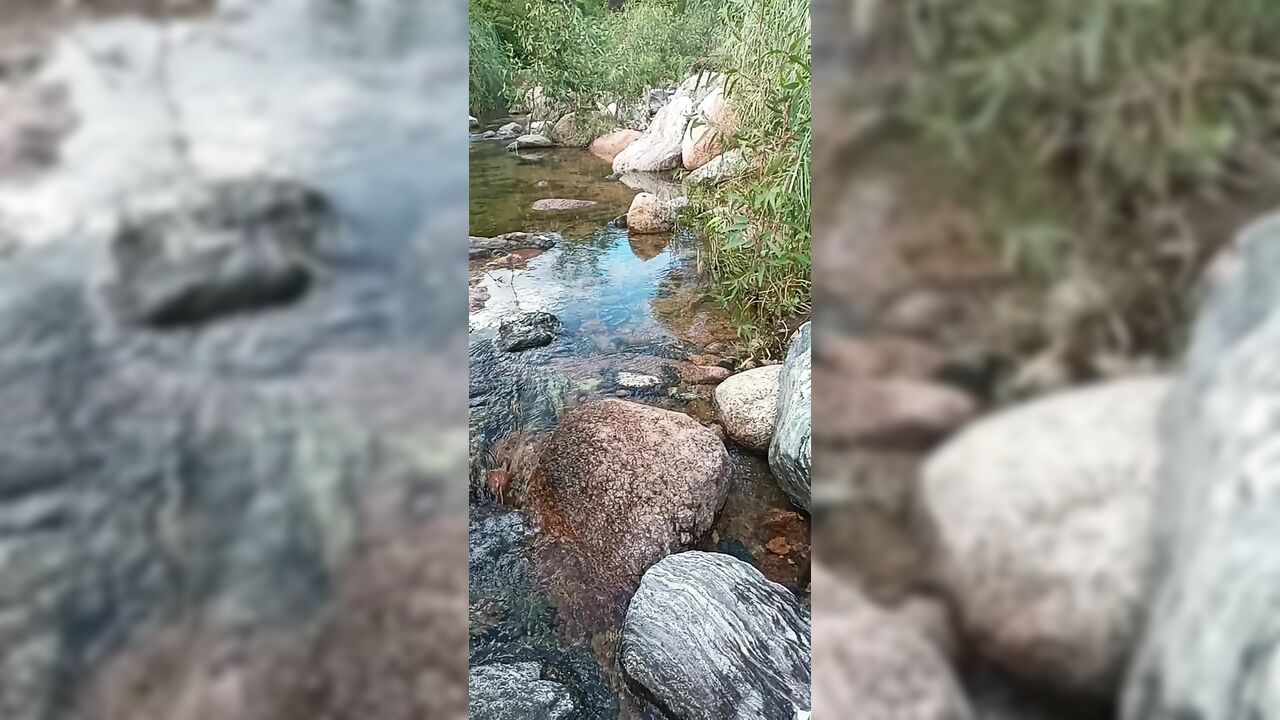 Beautiful mature wife and a beautiful outdoor ANAL on the river