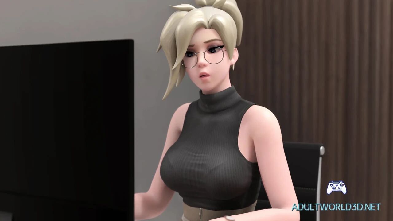 Mercy XXX Secretary (4K Gameplay)