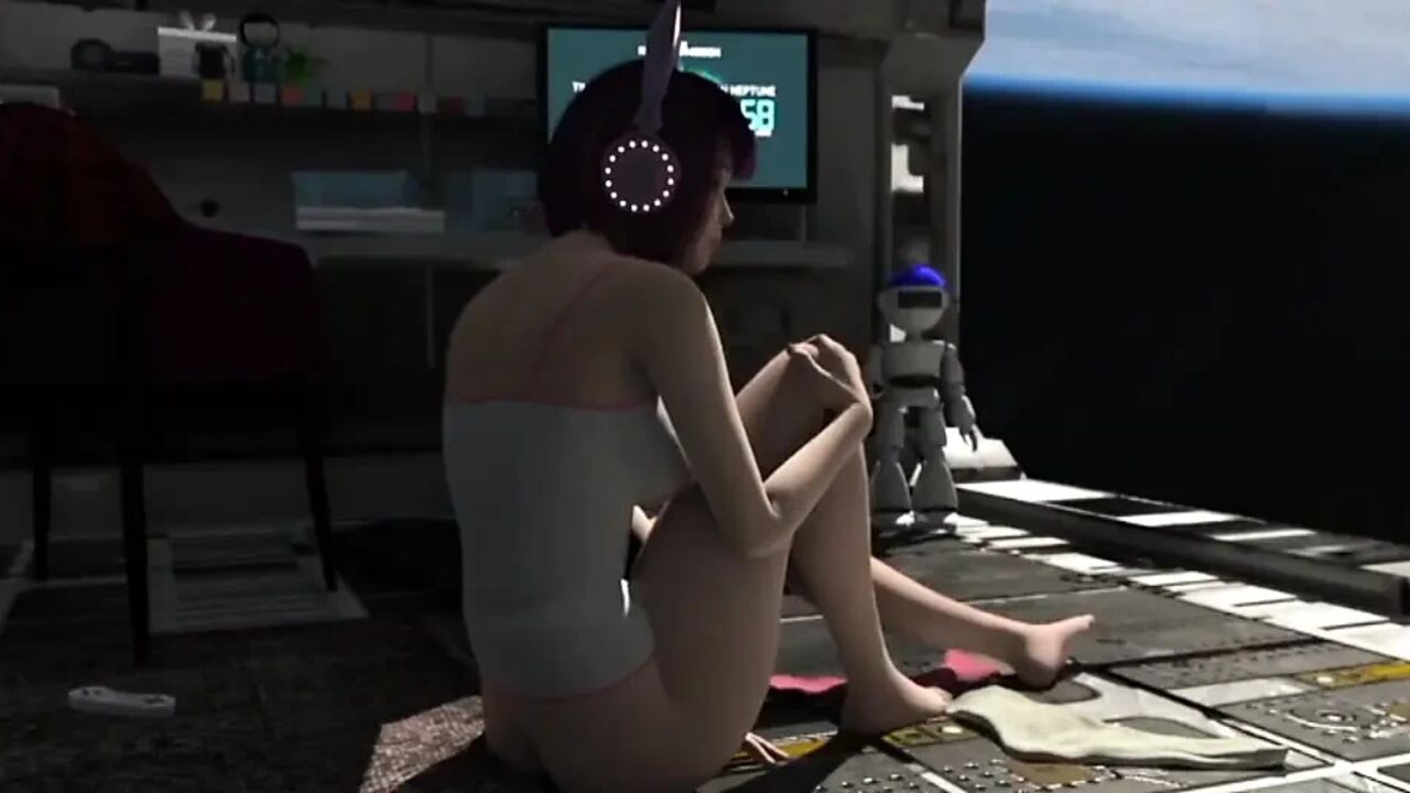 Cute Girl Seduced by a Boy in 3D-3d Story