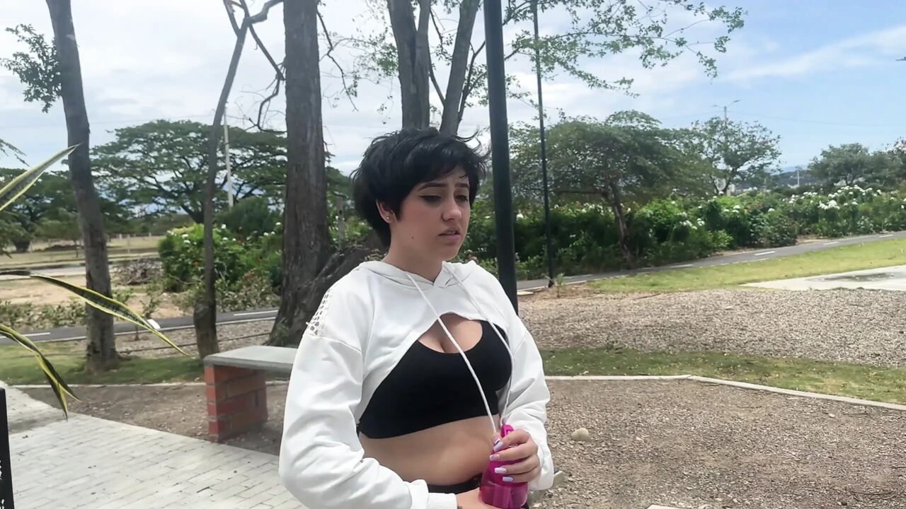 I Find a Guy in the Park and I Ask Him to Play with Me as an Ex-girlfriend to Take Him Home and Give Him the Best Fuck
