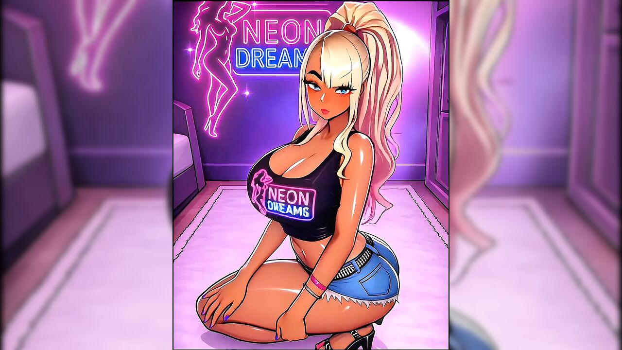 NEON DREAMS - BLONDES SUCKING & FUCKING 2