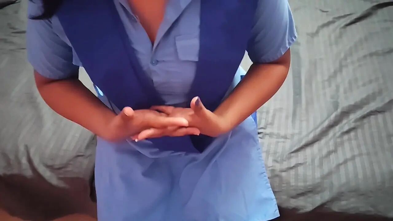 Stepsister asks for help and horny stepbrother asks her to suck her dick in return - Hindi dirty talking desi sex
