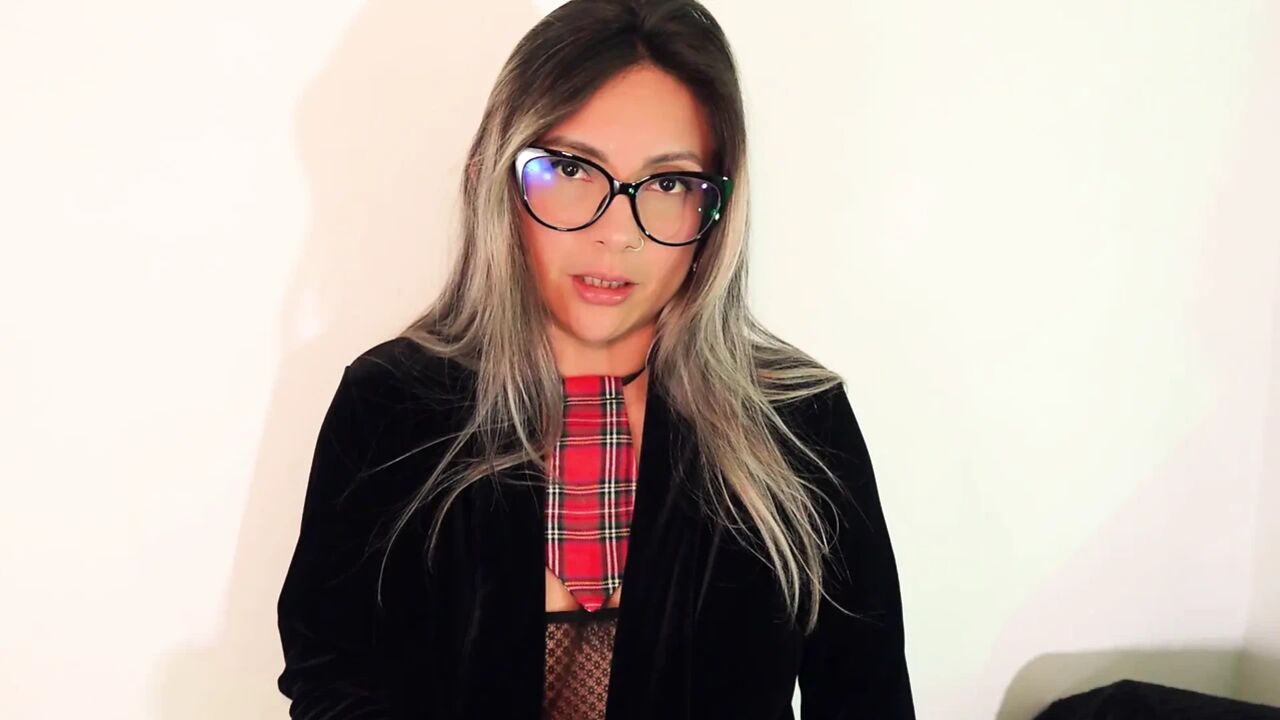 LunaBigBooty in schoolgirl roleplaying until orgasm