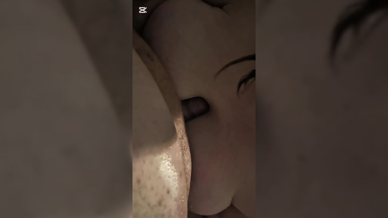 Bbw Wife gives small fat dick a oiled titjoob with cum shot