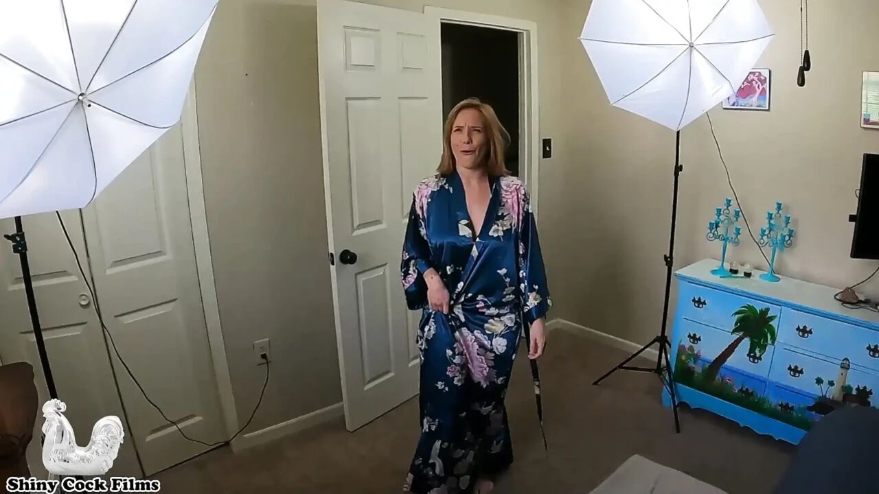 Stepmom Poses Nude For Stepson - Jane Cane, Shiny Cock Films