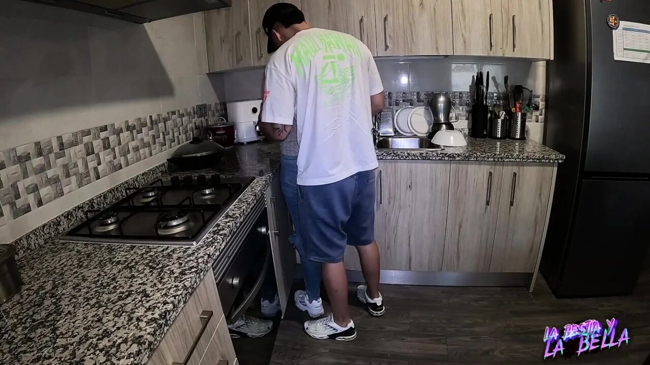 I Fuck My Friend's Boyfriend in the Kitchen Cum Feet